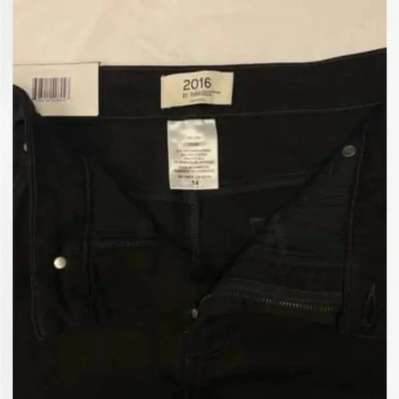 Parasuco 2016 Modern Fit Straight Leg Stretchy Black  Pants Size 14 - Picture 9 of 9